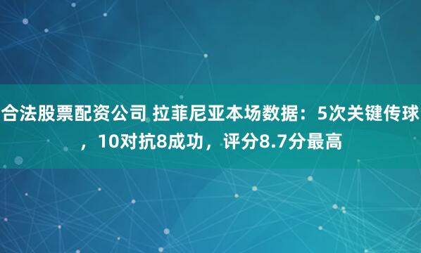 合法股票配资公司 拉菲尼亚本场数据：5次关键传球，10对抗8成功，评分8.7分最高